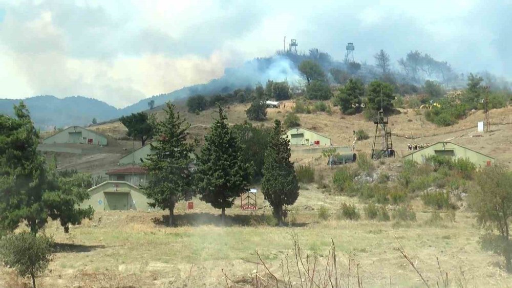 Ormanlık Alanda Korkutan Yangın