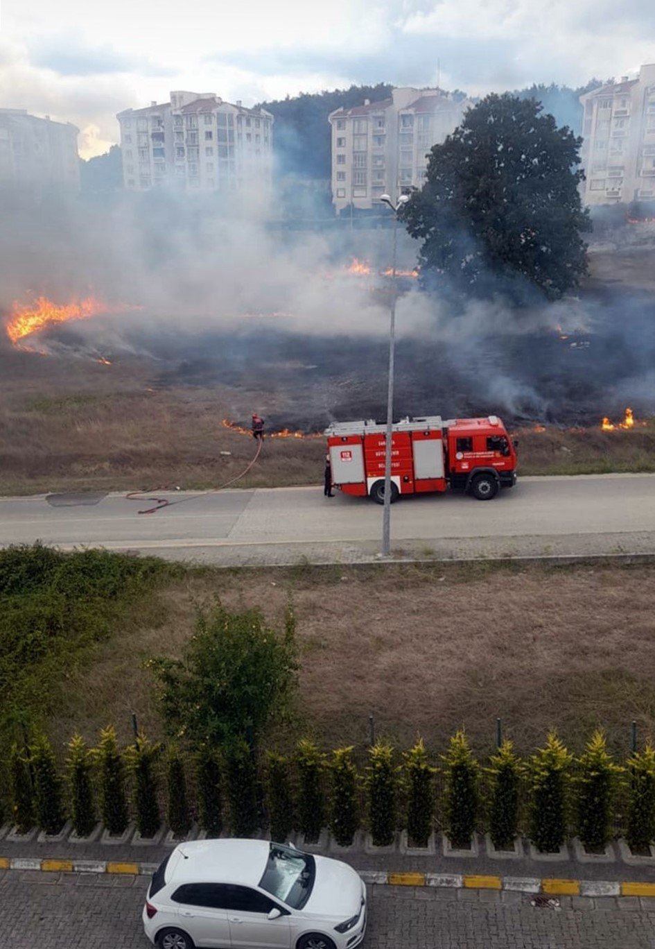 Otluk Alanda Yangın