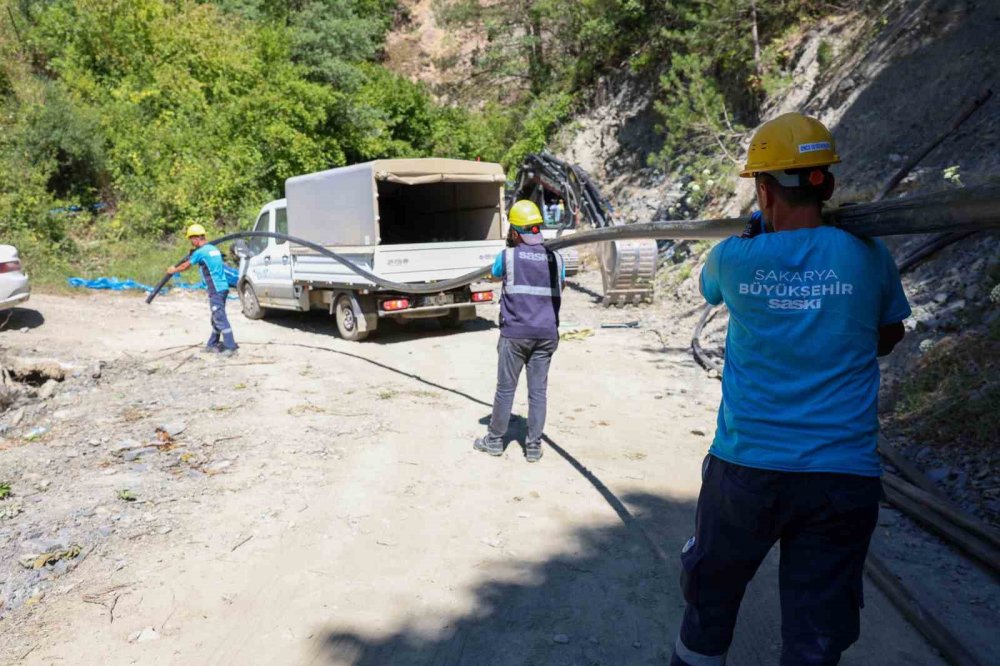 2 Bin 500 Metrelik İçme Suyu Hattı Yenileniyor