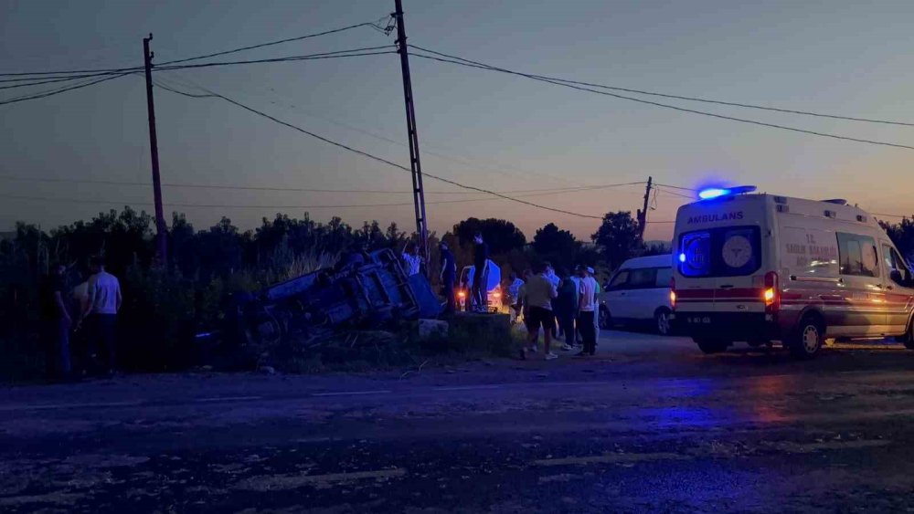 Kontrolden Çıkan Araç Tarlaya Uçtu: 1 Ölü