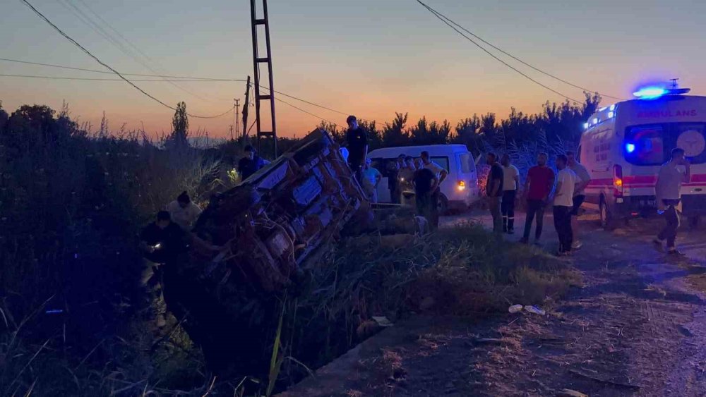 Kontrolden Çıkan Araç Tarlaya Uçtu: 1 Ölü