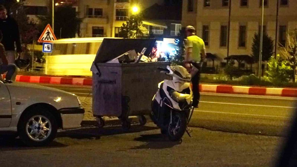 Yaşanan Trafik Kazasında 1 kişi yaralandı