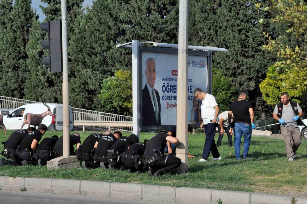 Bursa’da Motosikleti Durdurulan Şüpheli Polis Memurunu Vurdu