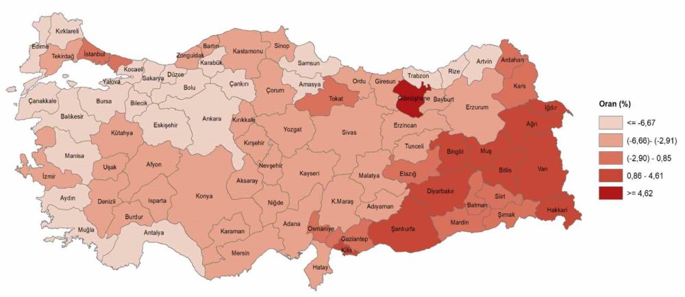 Muhtemel Eğitim Süresinin En Çok Düşüş Gösterdiği İl Oldu