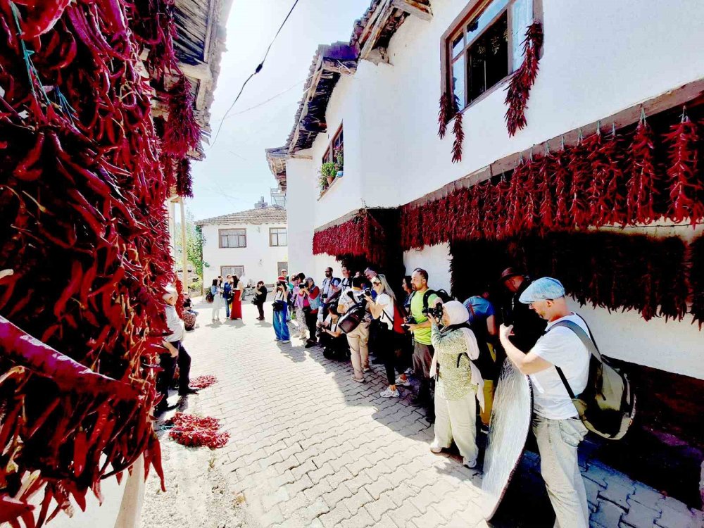 Fotoğraf Tutkunları ’çukurören Biberi’ni Görüntülemek İçin Bilecik’e Geldi