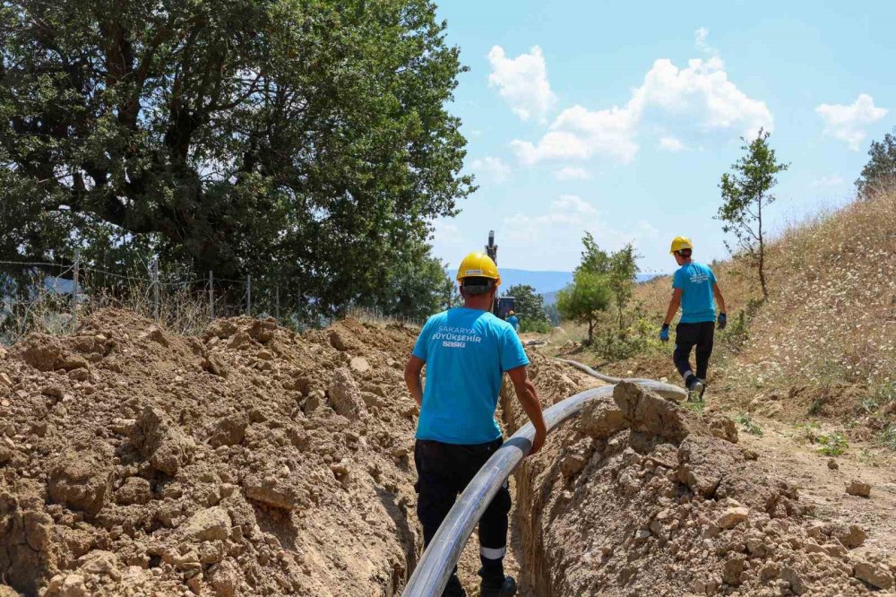 2 Bin Metrelik Yeni İçme Suyu Hattında Sona Gelindi