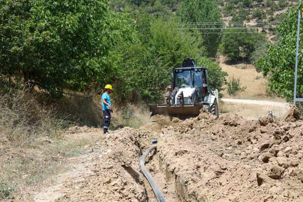 2 Bin Metrelik Yeni İçme Suyu Hattında Sona Gelindi