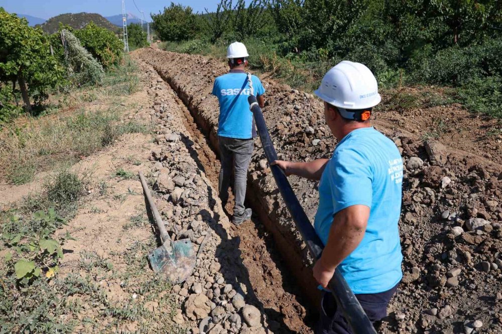 2 Bin Metrelik Yeni İçme Suyu Hattında Sona Gelindi