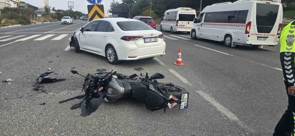 Polisevi Kavşağı’nda Kaza: 1 kişi yaralandı