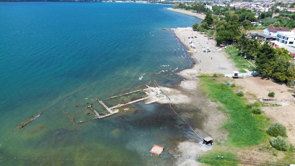 İznik Gölü'nde  Kuraklık Tehlikesi