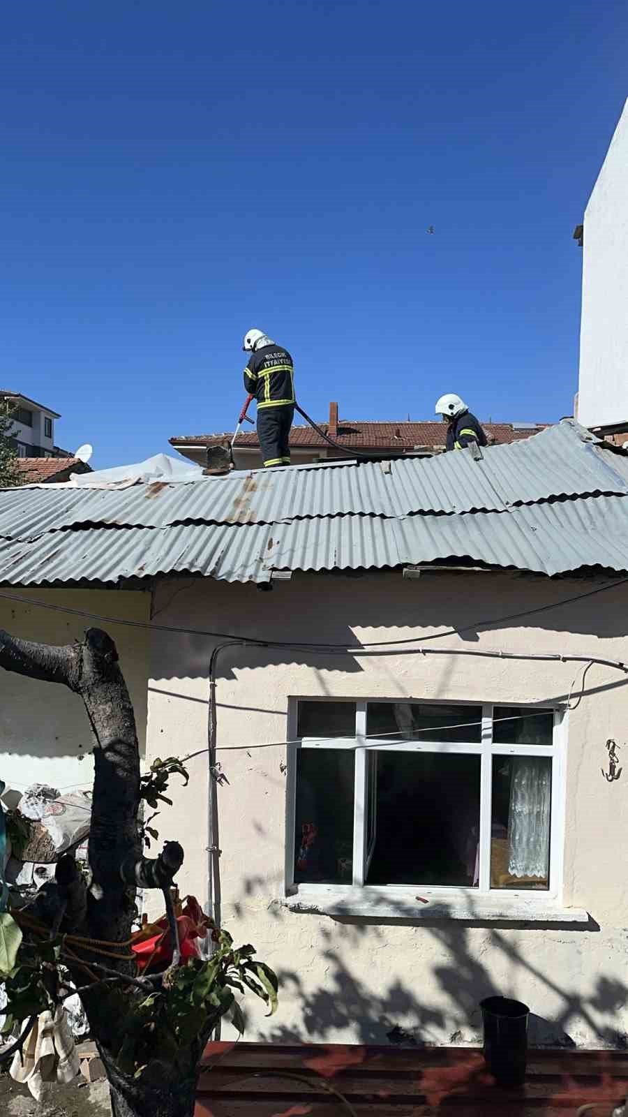 Sobadan Çıkan Yangın Paniğe Neden Oldu