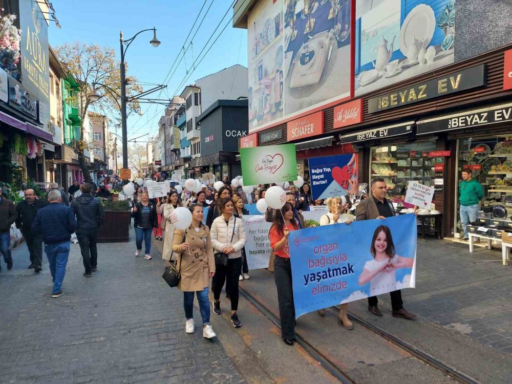 Organ Bağışı Haftası Etkinlikleri Yürüyüşle Başladı