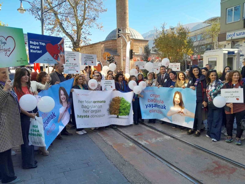 Organ Bağışı Haftası Etkinlikleri Yürüyüşle Başladı