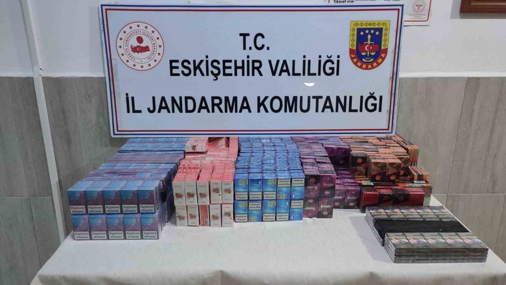 Jandarma Ekiplerinden Kaçak Sigara Operasyonu