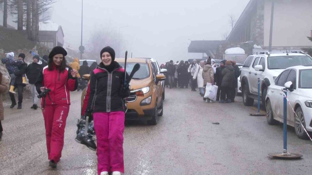 Uludağ’da Otopark Kaosu