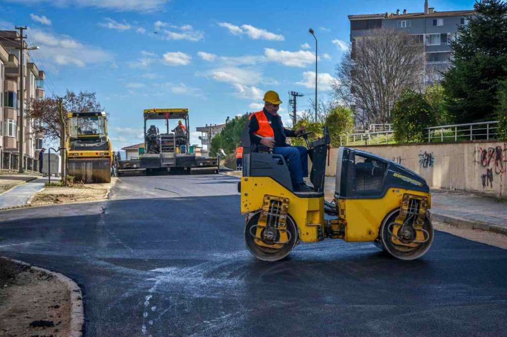 Tarihi Projede Asfalt Çalışmaları Hız Kazandı