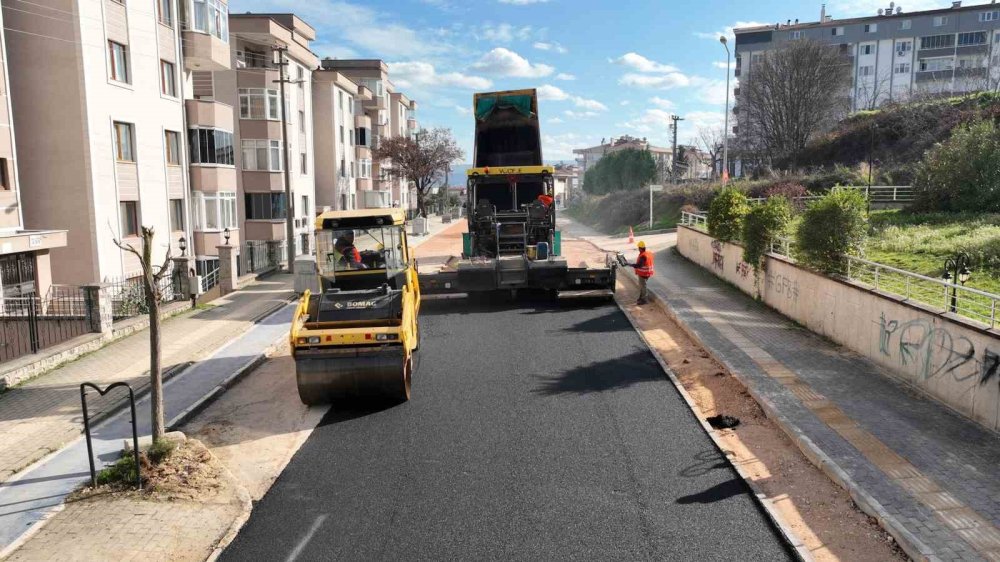 Tarihi Projede Asfalt Çalışmaları Hız Kazandı