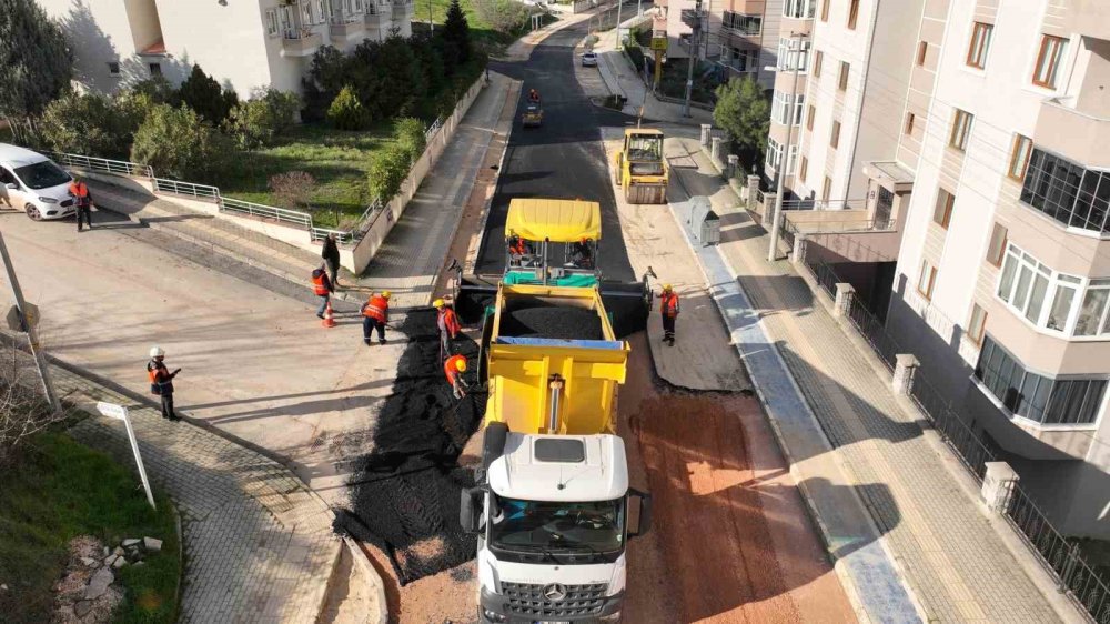 Tarihi Projede Asfalt Çalışmaları Hız Kazandı