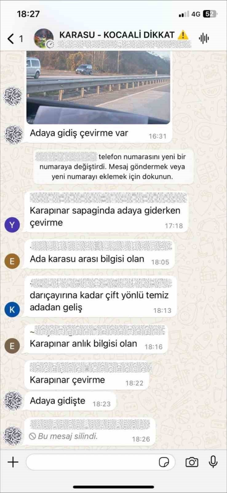 Kurdukları Whatsapp Grubunda Jandarma Ve Polis Uygulama Noktalarını Paylaşıyorlardı