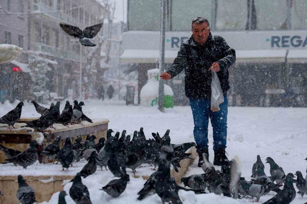 Soğuk Havada Yürek Isıtan Görüntü