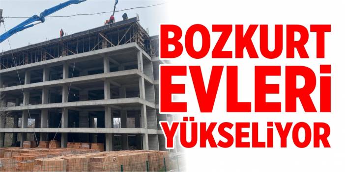 Bozkurt Evleri yükseliyor